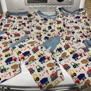 3 sets Little Sleepies size 5/6 play condition pajamas
